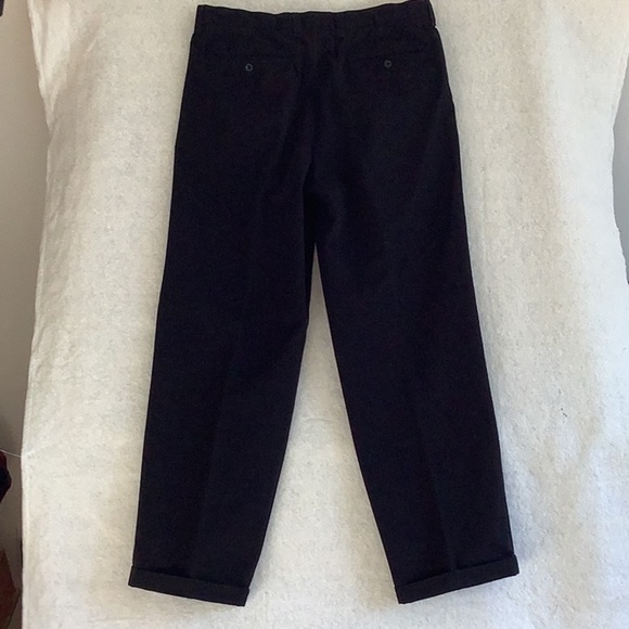 GAP Black Khakis Mens Pants 35x32 Relaxed Fit - Picture 4 of 6